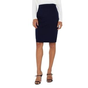 Liverpool Black High Rise Stretch Pencil Skirt Knee Legnth NWT 2X Tummy Control